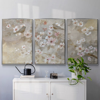 «Early Spring», reproduction sur toile 3 pièces