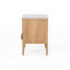 Table de chevet moderne en bois massif avec tablette ouverte Carruthers Mid Century-198160221