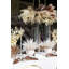 Whispy Pampas in Marble Pot