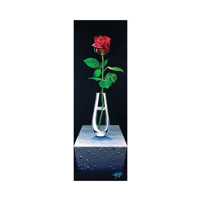 Forever Rose by Michael Goldzweig - Wrapped Canvas Print