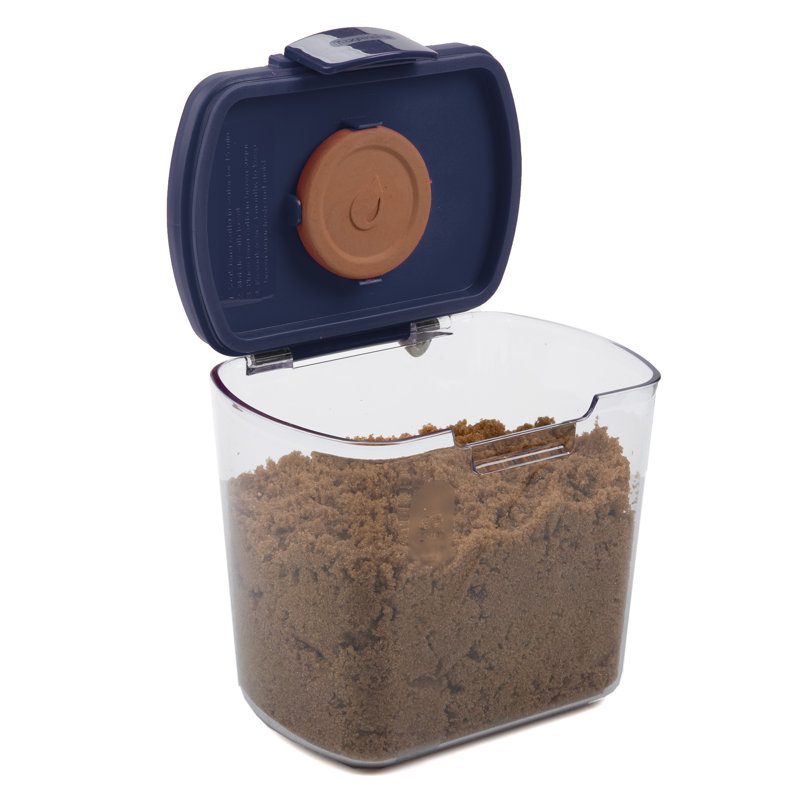 Food Storage Container, Clear/Blue