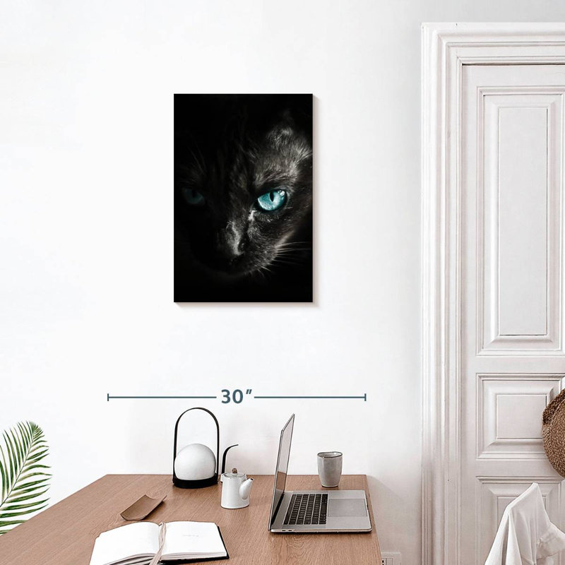 Chat effrayant Brampt, H 24 po x l 16 po