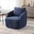 Upholstered Swivel Barrel Chair-90804078