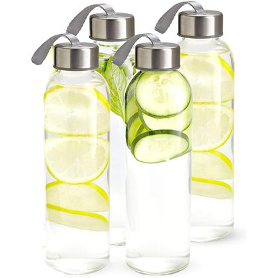 Kitchen Lux Glass Water Bottle
