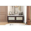 Banc d'entrée en rotin avec rangement Boho-1454622330