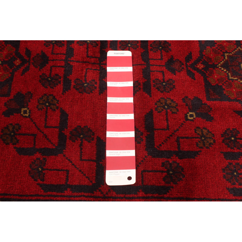 Malci One-of-a-Kind 6'4" X 9'7" New Age Wool Area Rug in Red