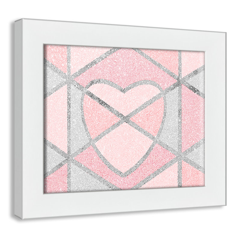 Décoration murale Se segmented Emotion 1, pour enfants, H 8 po x l 10 po x P 0,63 po, Cadre blanc