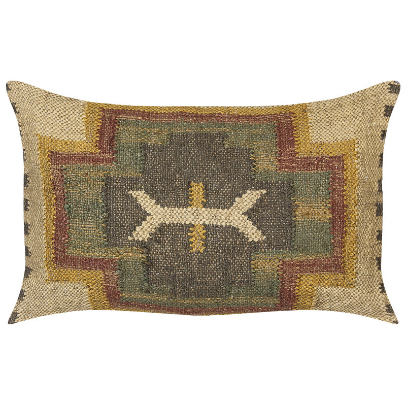 Kwanzara Geometric Cushion, 30cm H x 45cm W x 10cm D