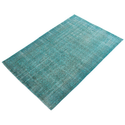 One-of-a-Kind 6'6" X 10' New Age Wool Area Rug in