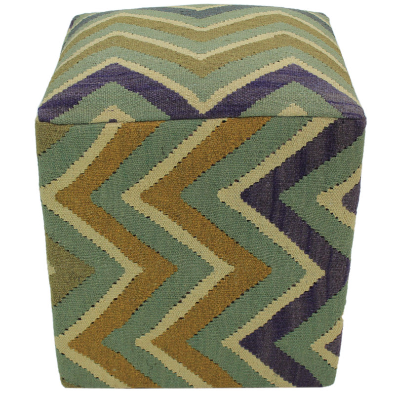 Jordanmichael Upholstered Wool Cube