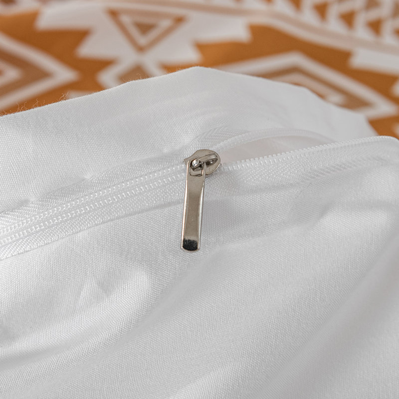 Geometric Shapes Duvet Cover, Queen Duvet Cover + 2 Standard Pillowcases