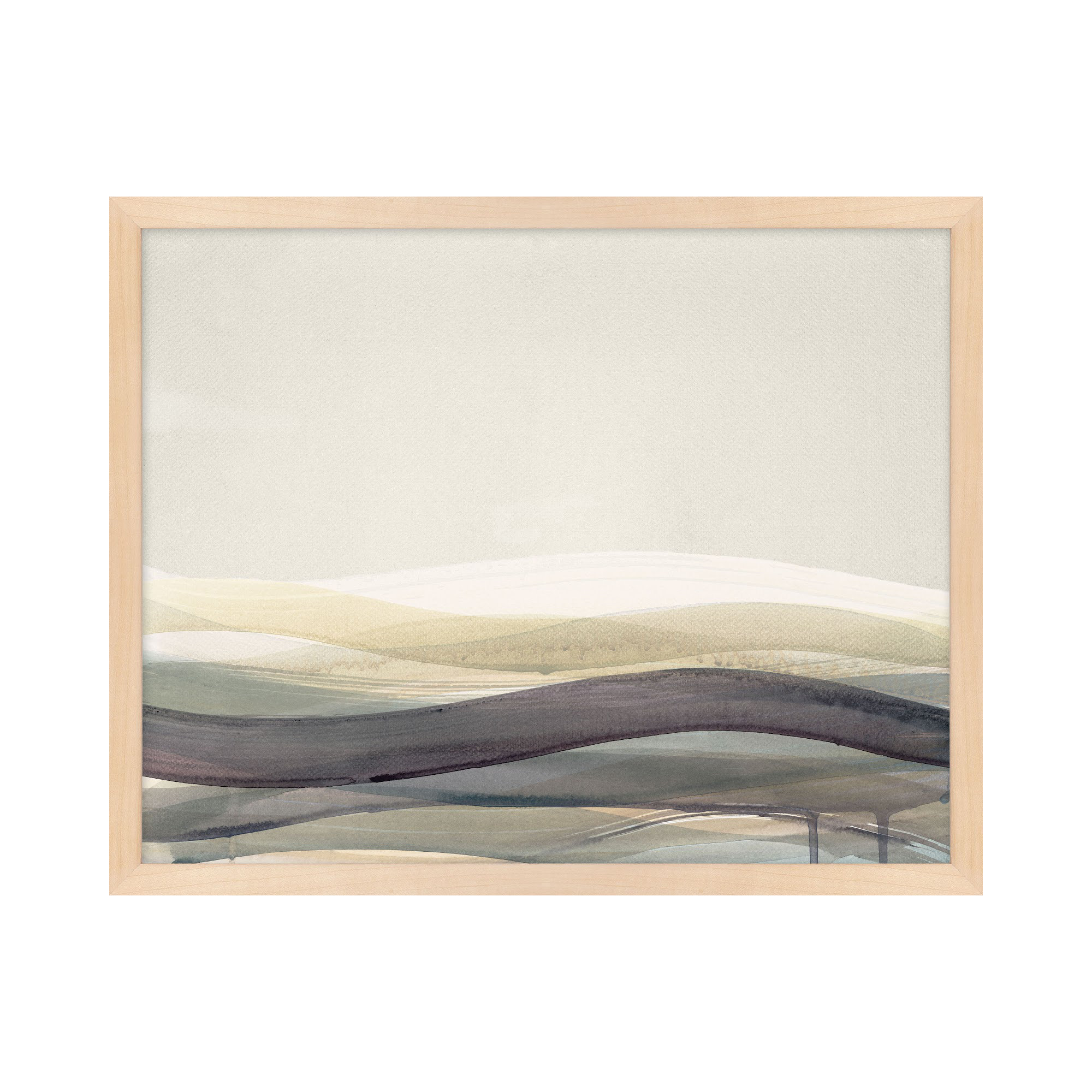 Preliminary II by Beth James, Maple Framed, 20" W x 16" H