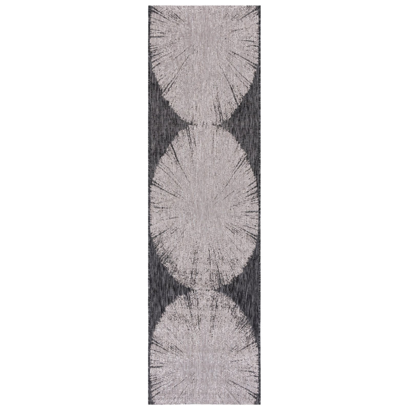 Damine Performance Abstract Indoor/Outdoor Area Rug, Runner 2'3" x 8'