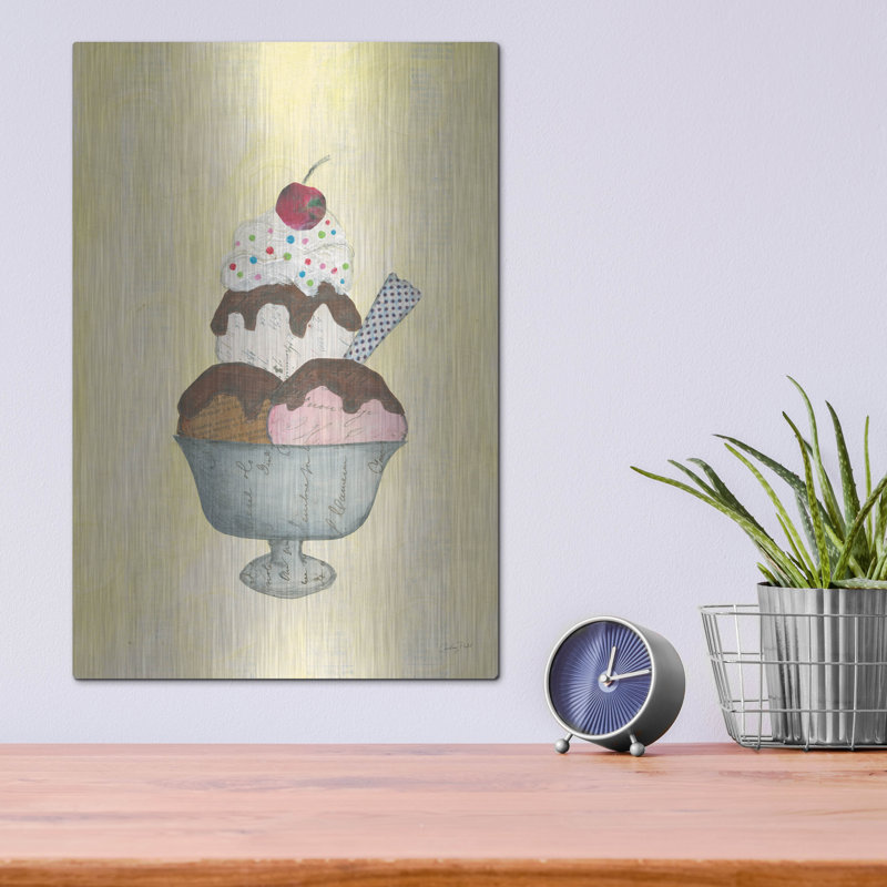 «Sundae Delight II» par Courtney Prahl, H 16 po x l 12 po
