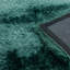 Plush Deep Pile Shaggy Petrol Blue Rug-25470010