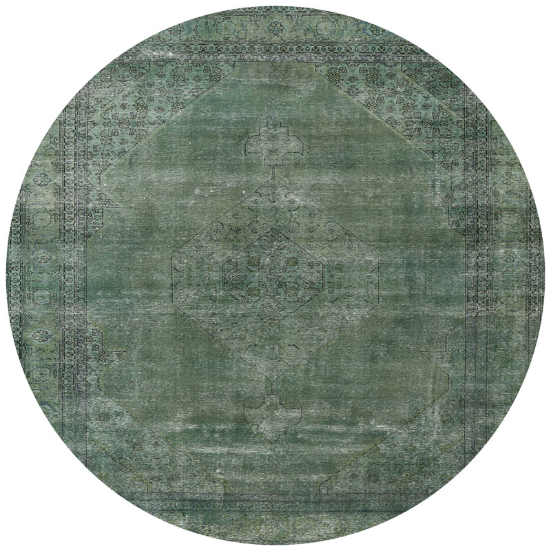 Feldspar Oriental Indoor Rug, Round 5'
