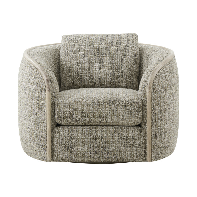 Seated Swivel Armchair, Gray