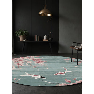 Machine Washable Grey Area Rug