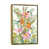 Toile avec cadre or