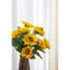 Arbre de tournesol artificiel jaune 10,2 x 11 x 18,9 po x 9,4 po