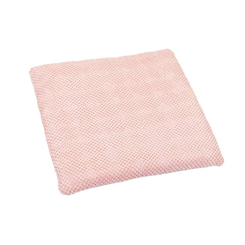 1Pcs Dining Chair Cushions Corduroy Cushion 15.7 '' Squares Comfortable Cushion Detachable Antiskid Chair Cushion, Pink