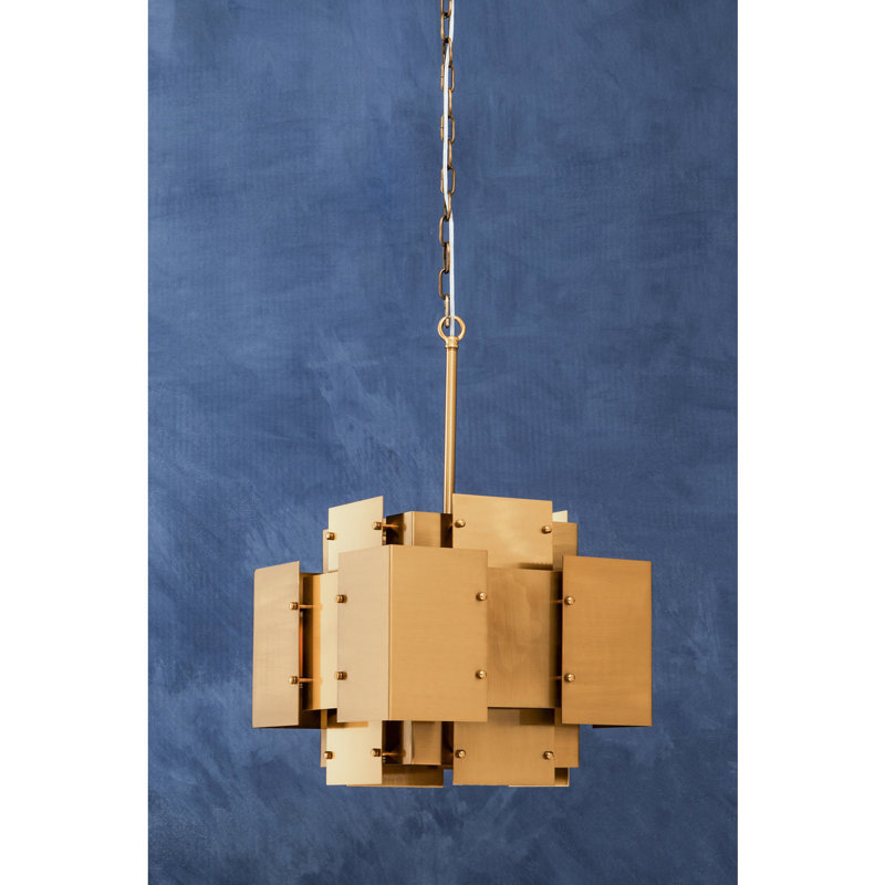 Amott 4 - Light Brass Pendant