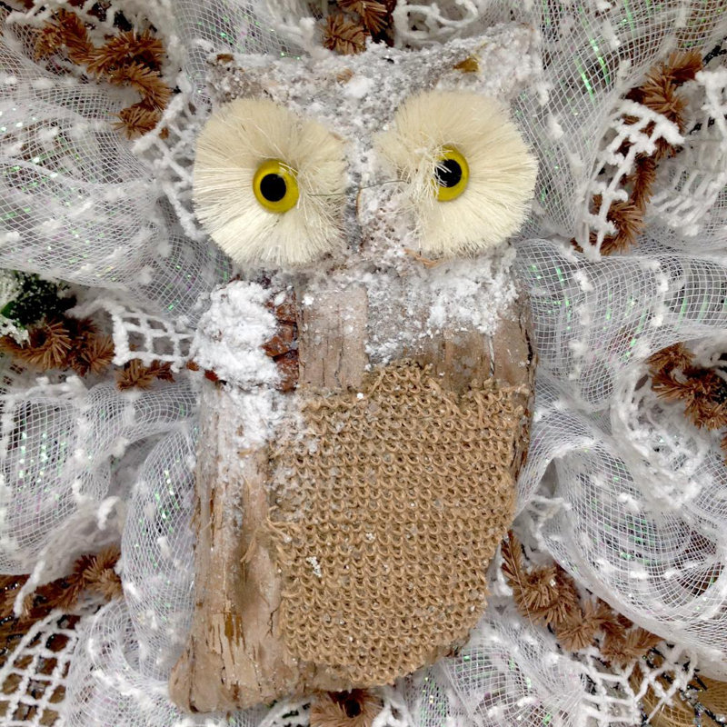 Couronne d'hiver Snow Owl
