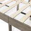 Structure de grand lit - aucun sommier nécessaire, fabrication en bois durable