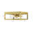 Transitional 2 Light Gold Square Flush Mount-1976606641