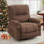 Fauteuils inclinables, pivotants à 360 ° pivotants simples avec coussin moelleux | Noyer brun | Fer + plastique-40990423