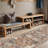 Washable Rugs - Large Boho Rugs for Living Room Stain Resistant Carpet Vintage Tribal Rugs for Bedroom Kitchen Bathroom Non Slip Backing Home Decor Floor Decoration Mat Brick-1904417202