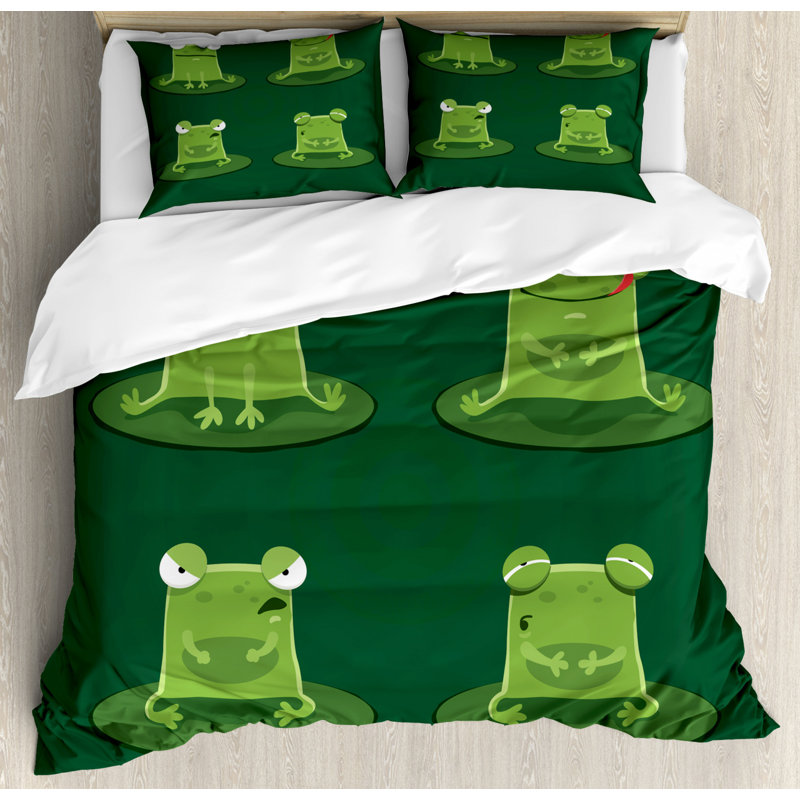 Ensemble de housse de couette drôle et moderne en microfibre Funny Hunter, Housse de couette grand