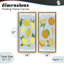 Ensemble de cadre flottant pastel 2 agrumes d'été, design par Martina Pavlova-1211958592-1211958593