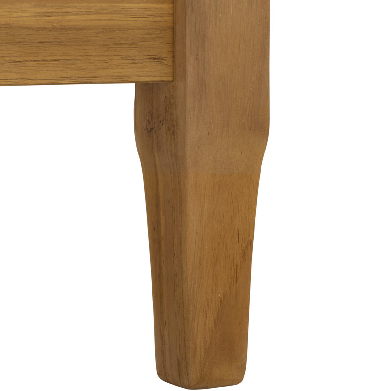 Clairmont 4-Piece Solid Teak Wood Seating Group with Cushions, Taupe