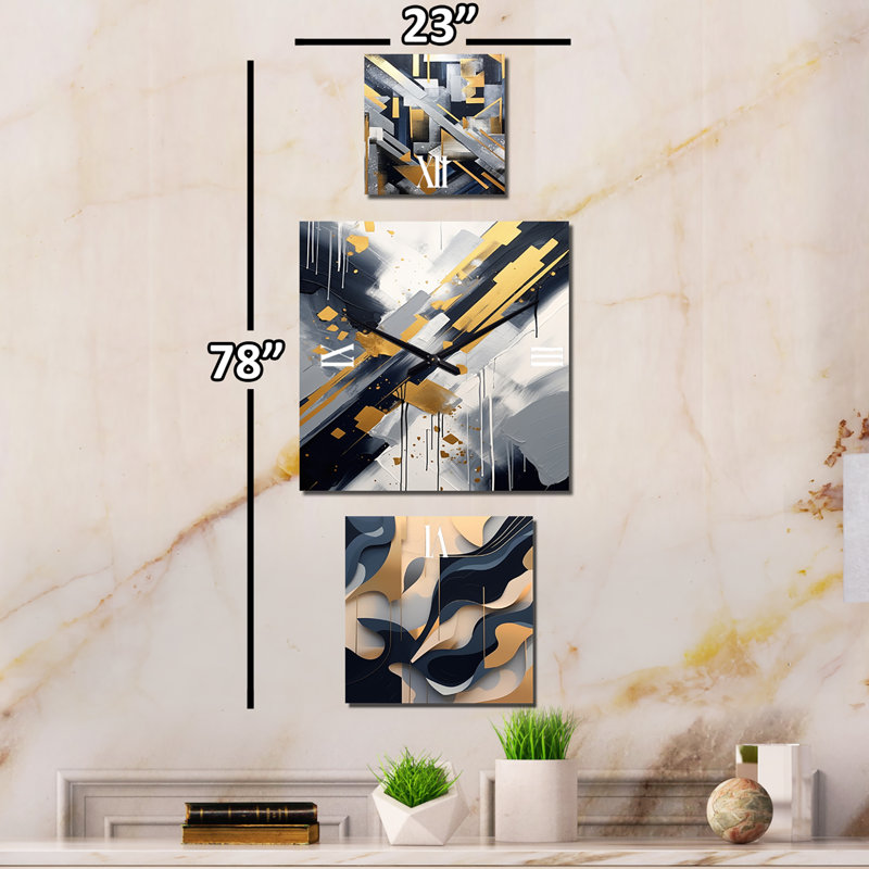 Rhylon Metal Wall Clock