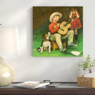 " The Music Man " by Norman Rockwell