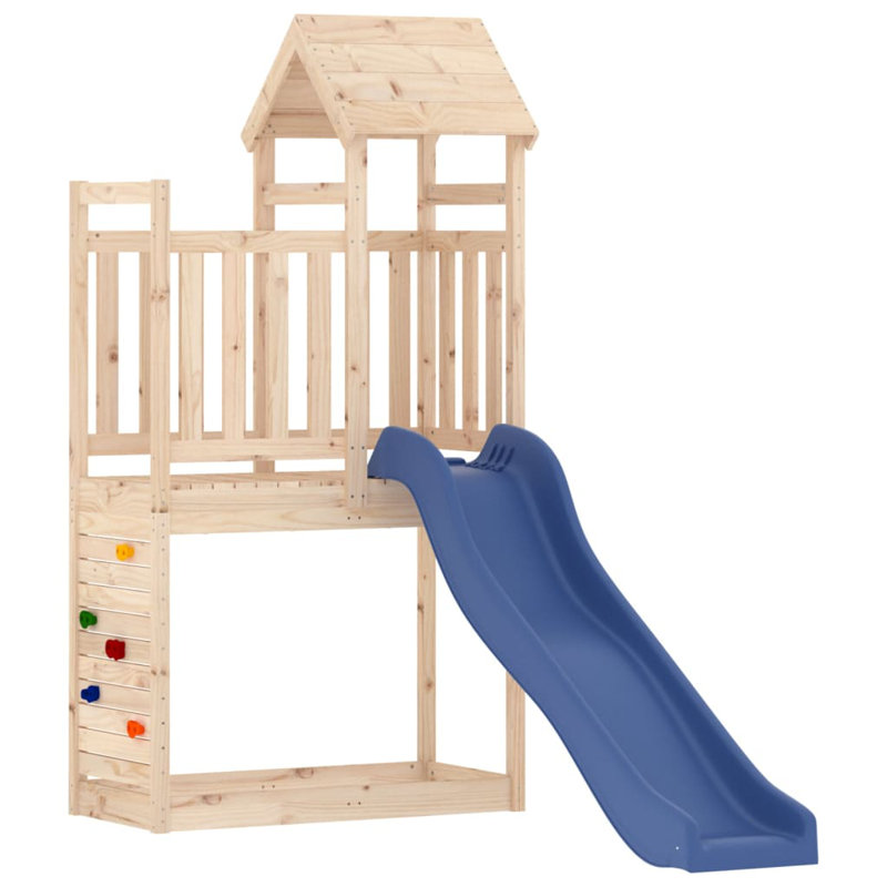 Gallego Freeport Park 196cm W x 112cm D Outdoor Solid Wood Playhouse, Brown
