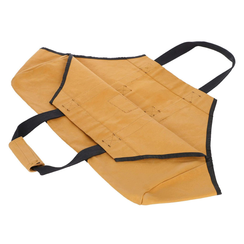 Canvas Firewood Log Carrier, Tan