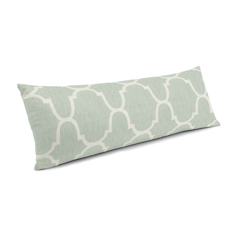 Housse de coussin rectangulaire et insert , Vert de mer, 12 po x 24 po