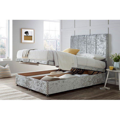 Divan Bed with 24" Headboard on Struts