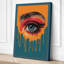 Melting Eye in Motion Modern - Wrapped Canvas-1368576515-1368576526