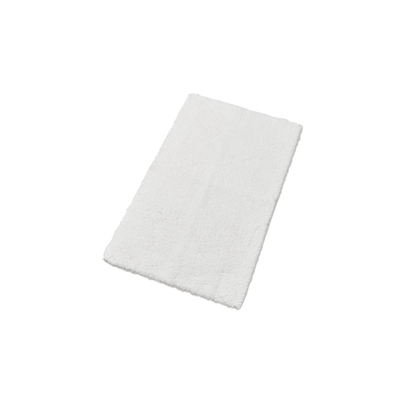Deep Pile Bath Rug, White