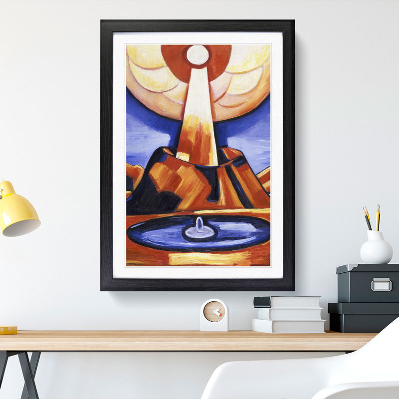 Paracelsus by Marsden Hartley - Picture Frame Painting, 65cm H x 48cm W x 2cm D, Black Framed