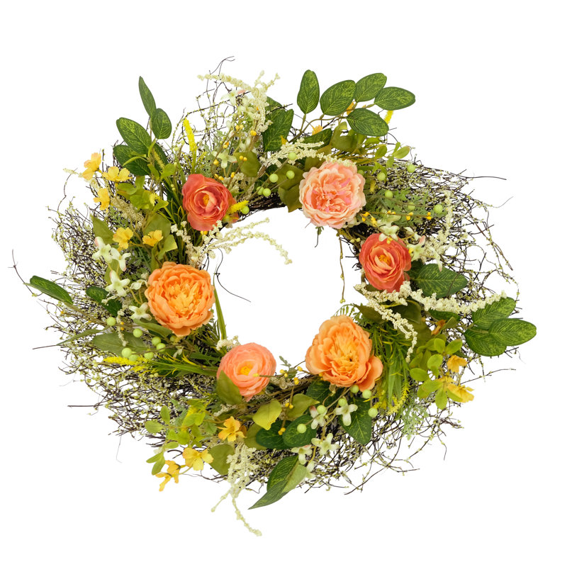 Multicolore couronne de porte 24 po