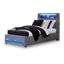 Lit simple tapissier Arde-123299589