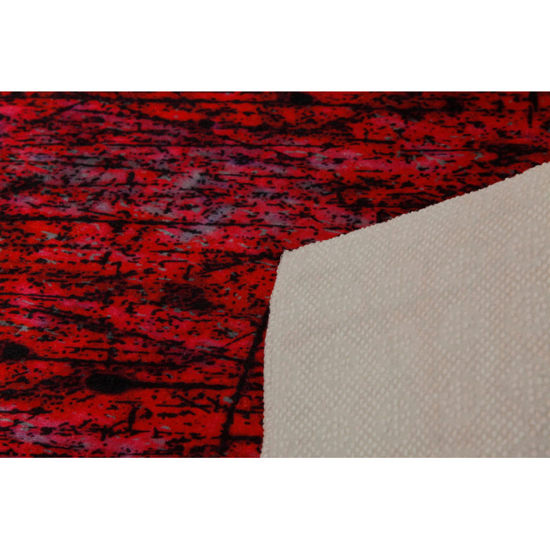 Premium Hall Carpet, 3.3 x 6.6 Feet, 100% Polyester, 0.3 in Pile Height | Antibacterial, Non-Slip Underside, Machine Washable | Elegant 3D Digital Print Design, Perfect for Entryways & Living Rooms