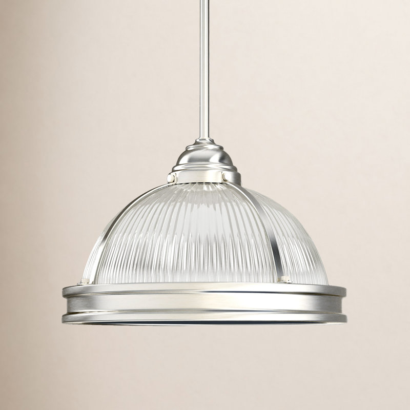 Ainsley 2 - Light Single Pendant, Brushed Nickel, Not Included
