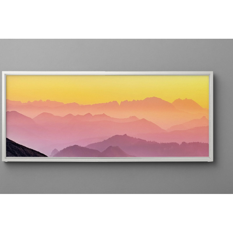 Gibbs Print, 22.5" H x 62.5" W, White