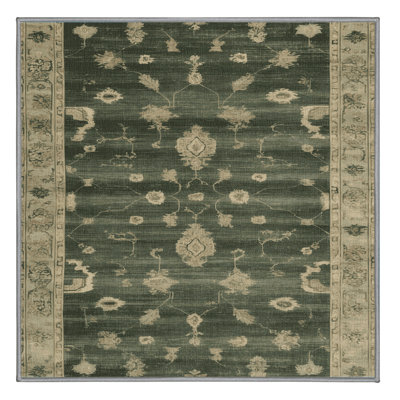 Tapis brun lavable à la machine