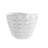 Knightsbrook 64" x 33" Freestanding Solid Surface Stone Resin Oval Double Slipper Diamond-Patterned Soaking Bathtub with Matte White Finish